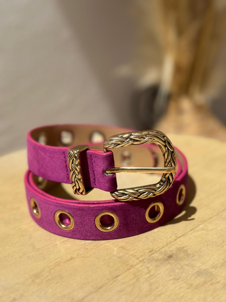 Ceinture Rock violette