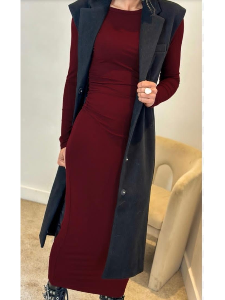 Robe Davy bordeaux