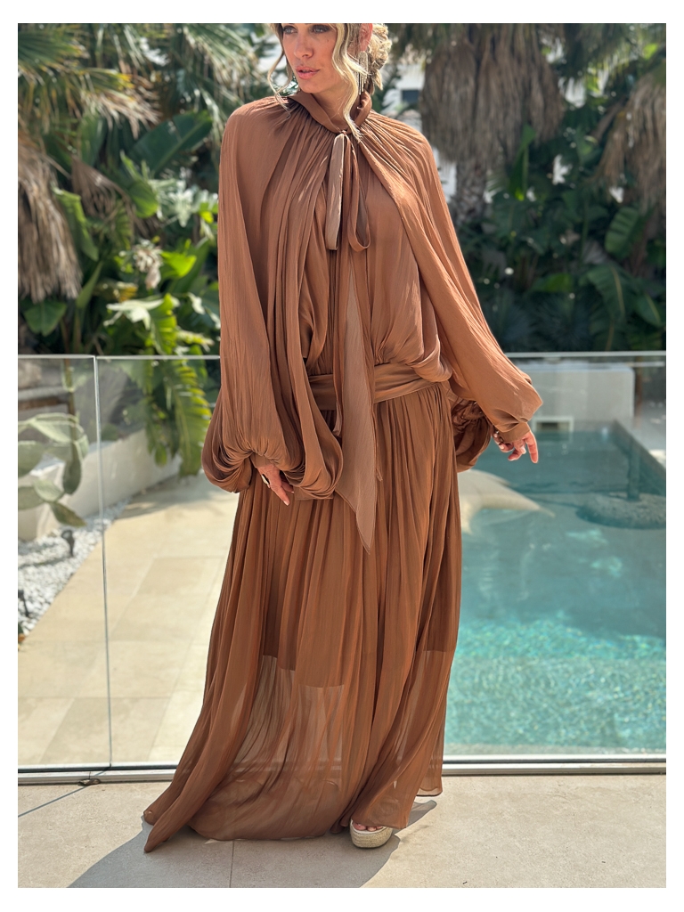 Robe Valérie camel