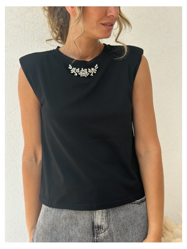Top Maya noir