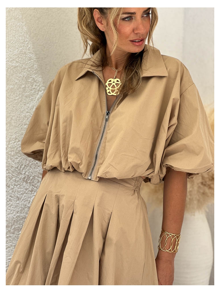 Veste Karla taupe