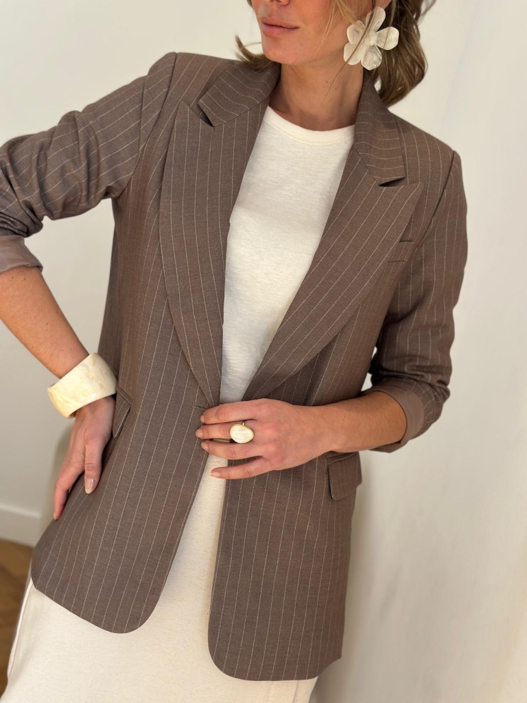 Veste bella taupe