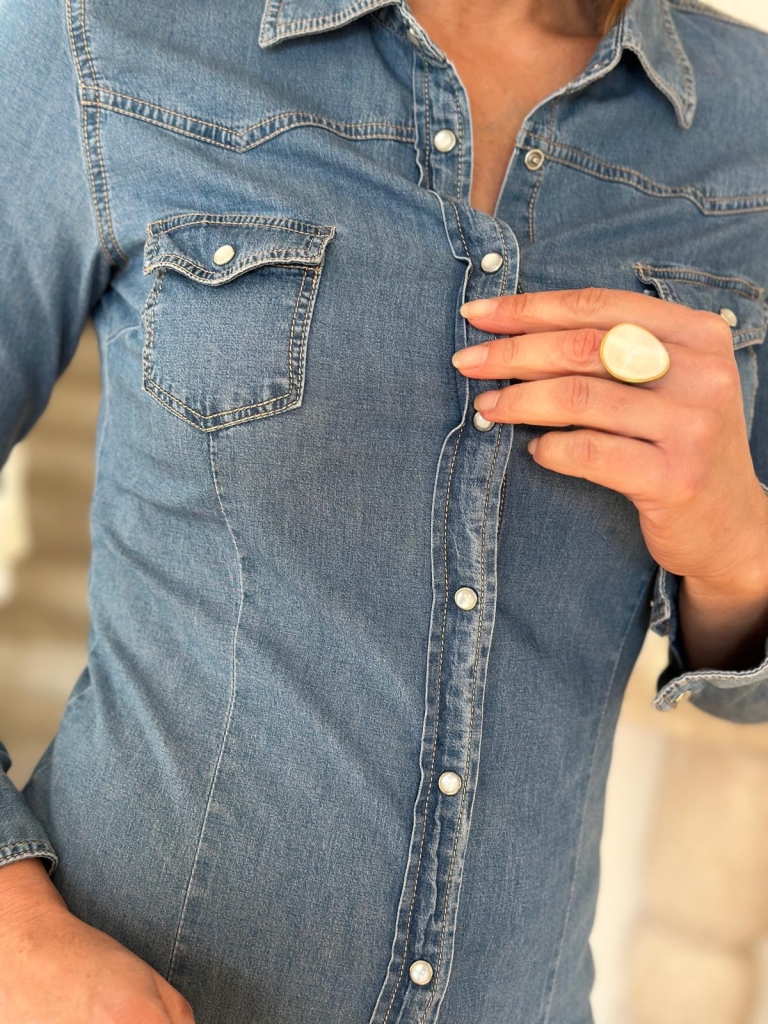 Chemise jean Lola